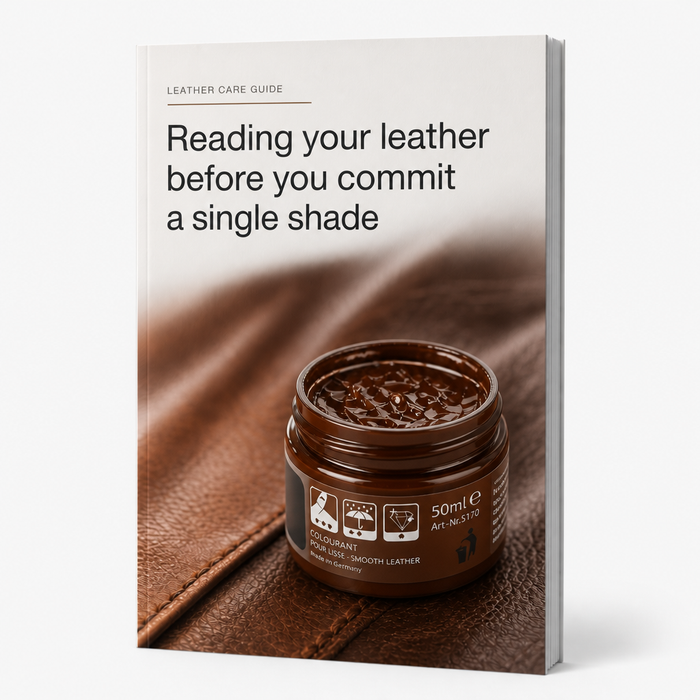 Reading your leather before you commit a single shade
