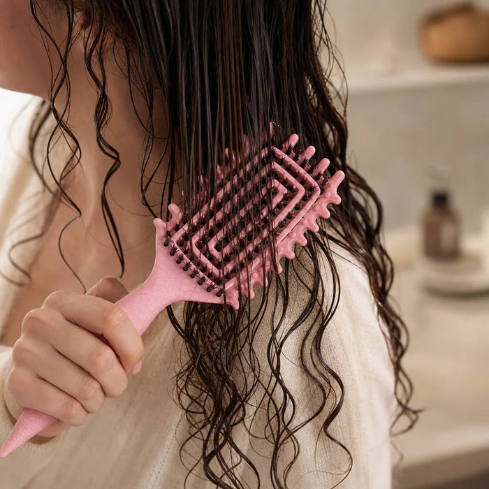Loosen – Dual-Bristle Detangling Brush for Curly Hair