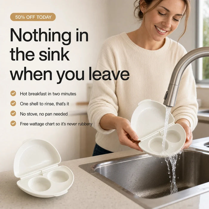 Sinkless – 2-in-1 Microwave Omelet & Egg Cooker